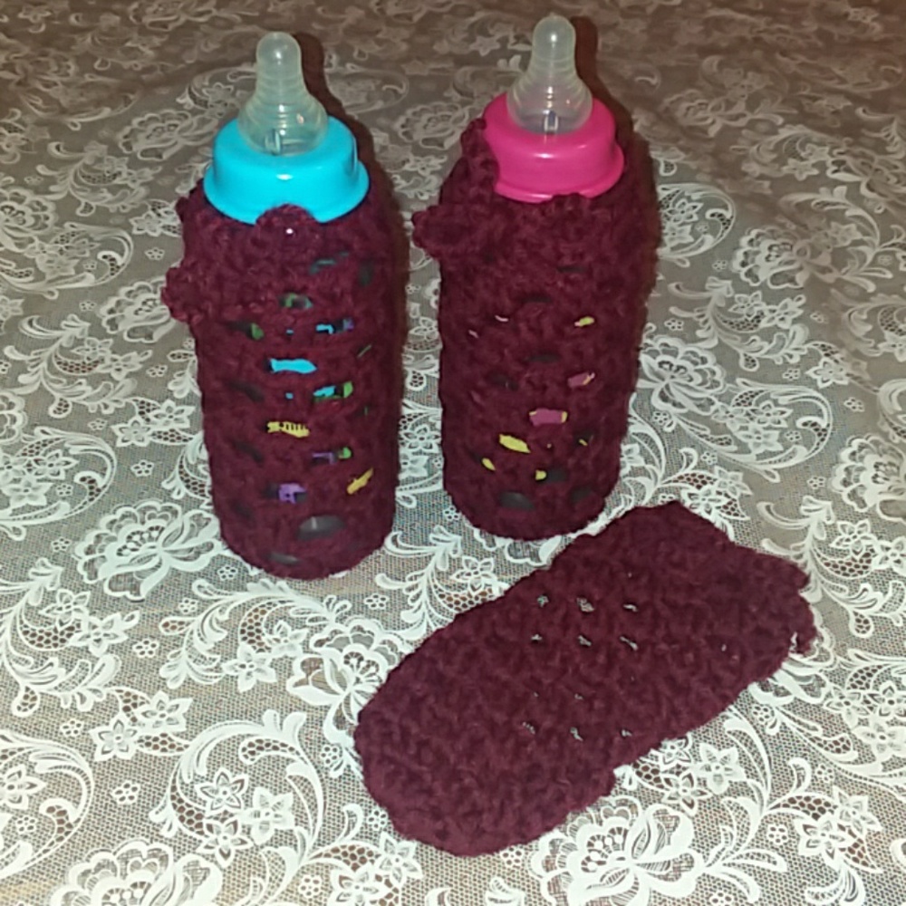 NEW Crochet Baby Bottle Covers